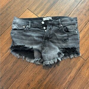 Free people denim shorts